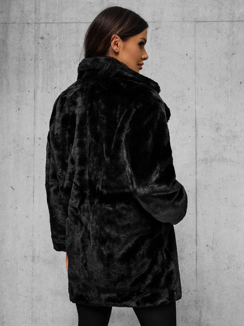 Chaqueta de mujer negra OZONEE JS/11Z8168Z