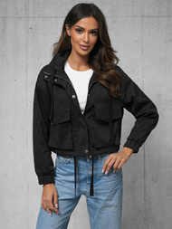Chaqueta de mujer negra OZONEE O/G118