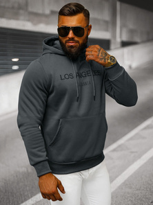 Sudadera de hombre grafito OZONEE JS/27B6507/5