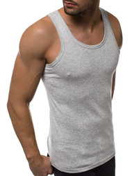 Camiseta sin mangas de hombre gris OZONEE JS/NB001