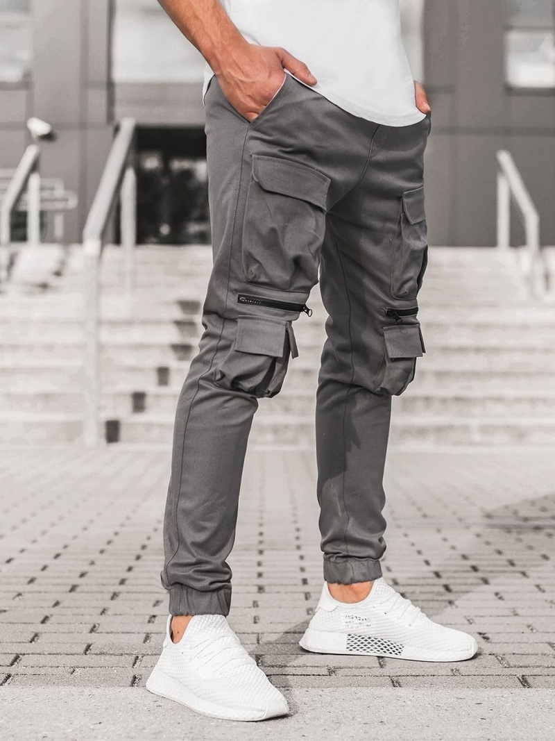 Pantalón jogger de hombre gris OZONEE G/2787