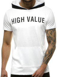 Camiseta de hombre blanca OZONEE MAD/3076