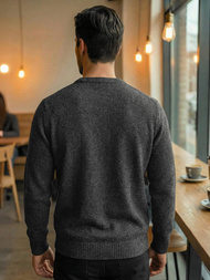 Jersey de hombre grafito OZONEE JS/59B3607/5