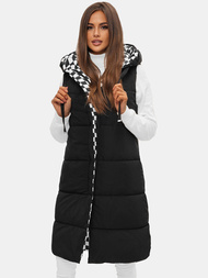 Chaleco de mujer negro OZONEE O/DK114/1
