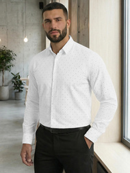 Camisa de hombre blanca OZONEE V/V180Z