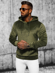 Sudadera velour de hombre caqui OZONEE JS/8B1170/29