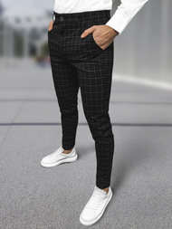 Pantalón chino de hombre negro OZONEE DJ/5515