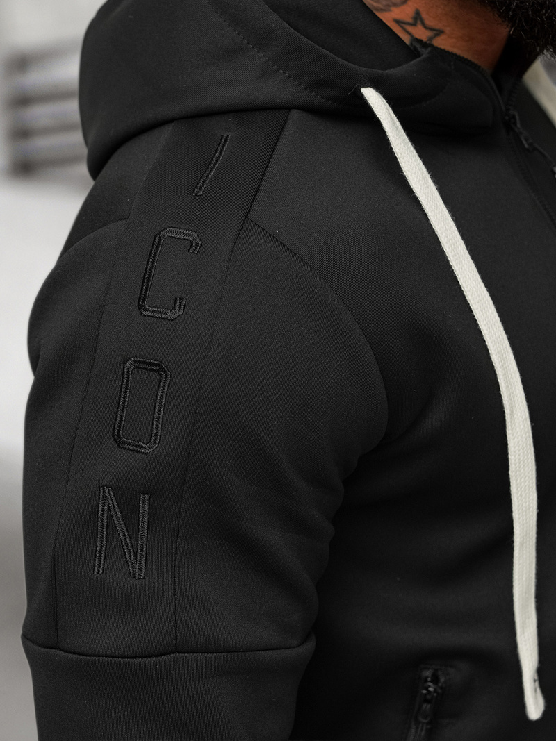 Chándal de hombre negro OZONEE O/LN11760