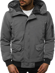 Chaqueta de hombre gris OZONEE JS/2019005