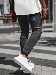 Vaqueros de hombre negras OZONEE NB/MP0025N