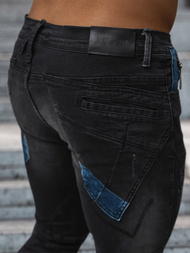Vaqueros de hombre negras OZONEE NB/MP0025NZ