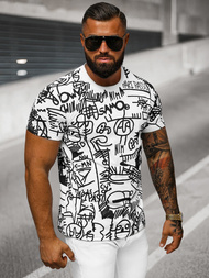 Camiseta de hombre blanca OZONEE O/T1269/1