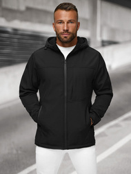 Chaqueta softshell para hombre negro OZONEE JS/27B6523/3