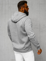 Sudadera de hombre gris OZONEE JS/2008Z