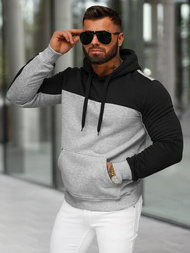 Sudadera de hombre siva OZONEE JS/8B1307/2