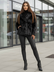 Chaqueta de mujer negra OZONEE JS/11Z8261Z