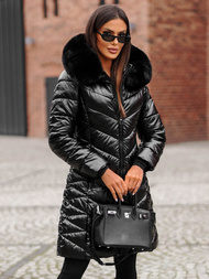 Chaqueta de mujer negro OZONEE JS/16M9100/392Z