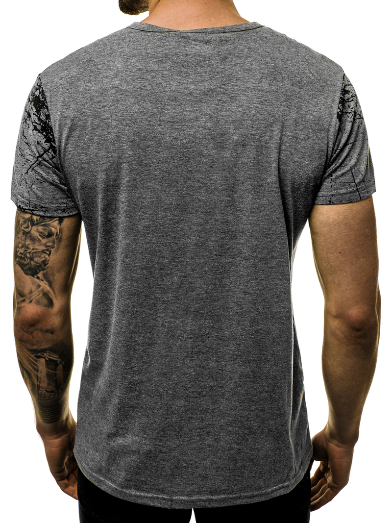 Camiseta de hombre grafita OZONEE JS/SS10917