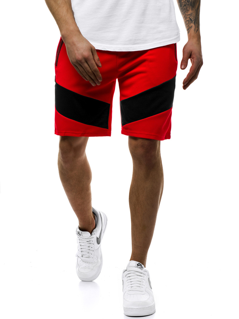 Pantalón corto de hombre rojo JS/KS2515