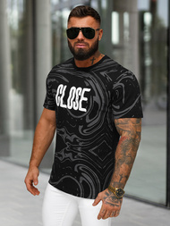 Camiseta de hombre negra OZONEE O/MPO3470