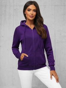 Sudadera de mujer violeta OZONEE JS/W03Z