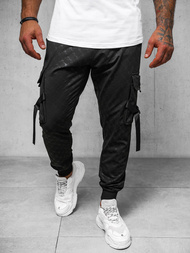 Pantalón de chándal de hombre negras OZONEE O/PS6021