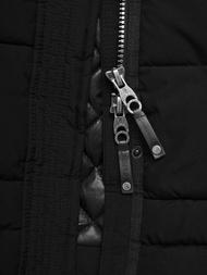 Chaqueta de mujer negra OZONEE O/W377Z