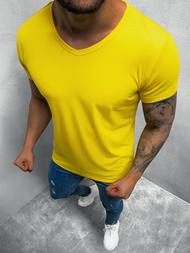 Camiseta de hombre amarillo OZONEE JS/712007/33