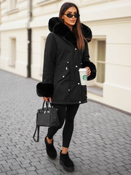 Chaqueta de mujer en negra OZONEE JS/16M9062/392Z