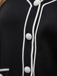 Conjunto de chándal de dos piezas negro OZONEE JS/26C8802/3