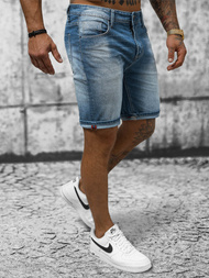 Pantalón corto de hombre azul OZONEE NB/MP0264BC