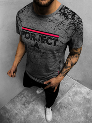 Camiseta de hombre grafita OZONEE JS/SS10917Z