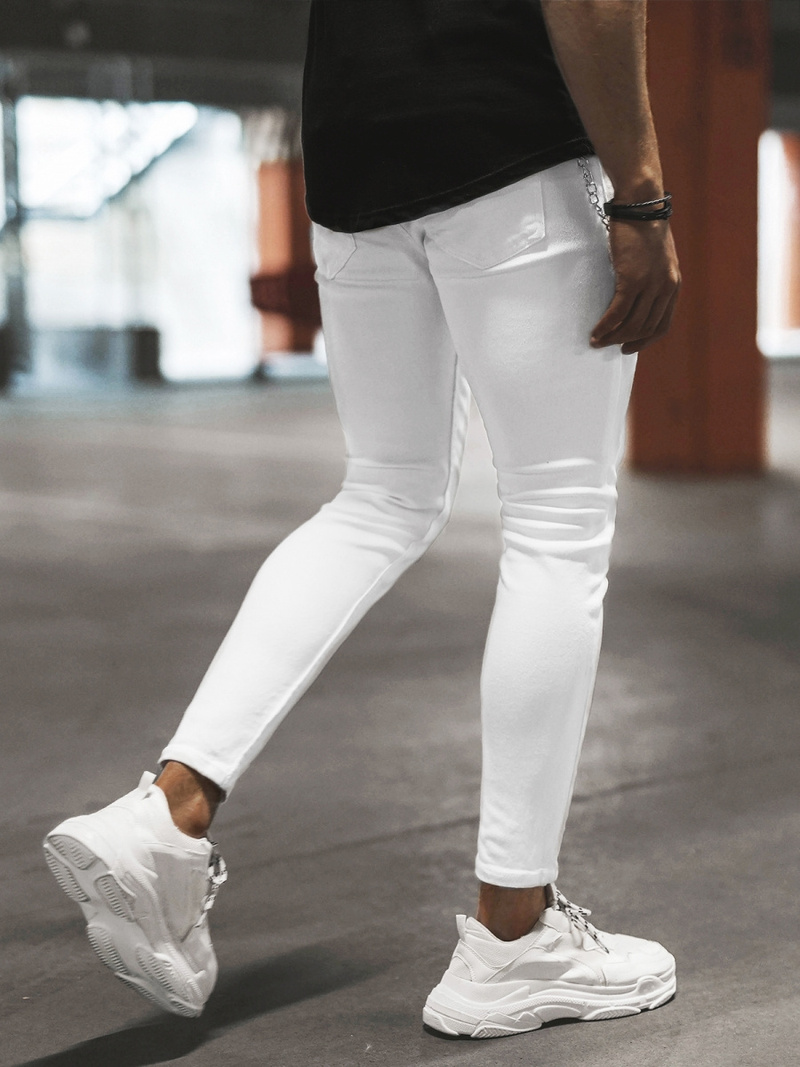 Vaqueros de hombre blancos OZONEE DP/224