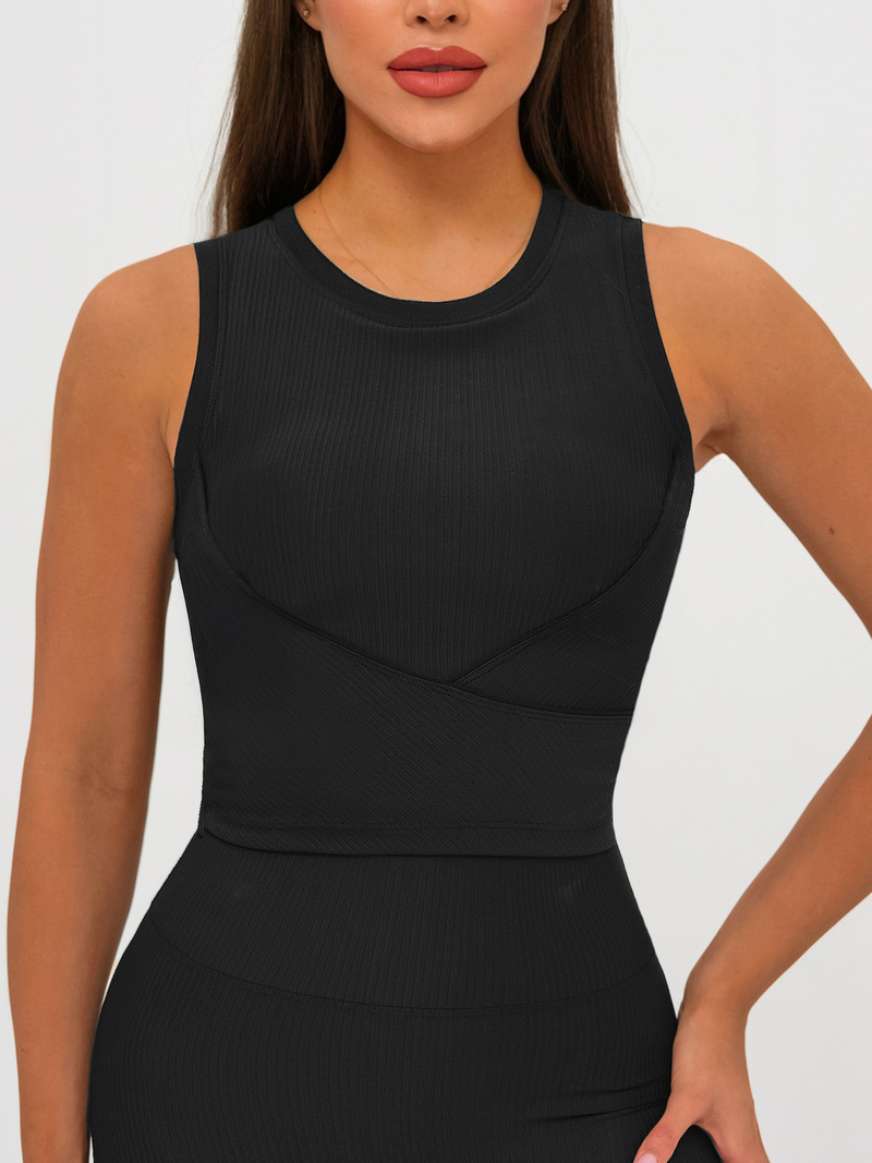 Sujetador deportivo para mujer negro OZONEE JS/17K596/3