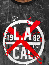 Sudadera de hombre grafito OZONEE JS/22053Z