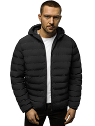 Chaqueta de hombre negra OZONEE JS/SM67Z