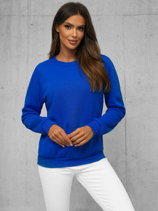 Sudadera de mujer cobalto OZONEE JS/W01Z