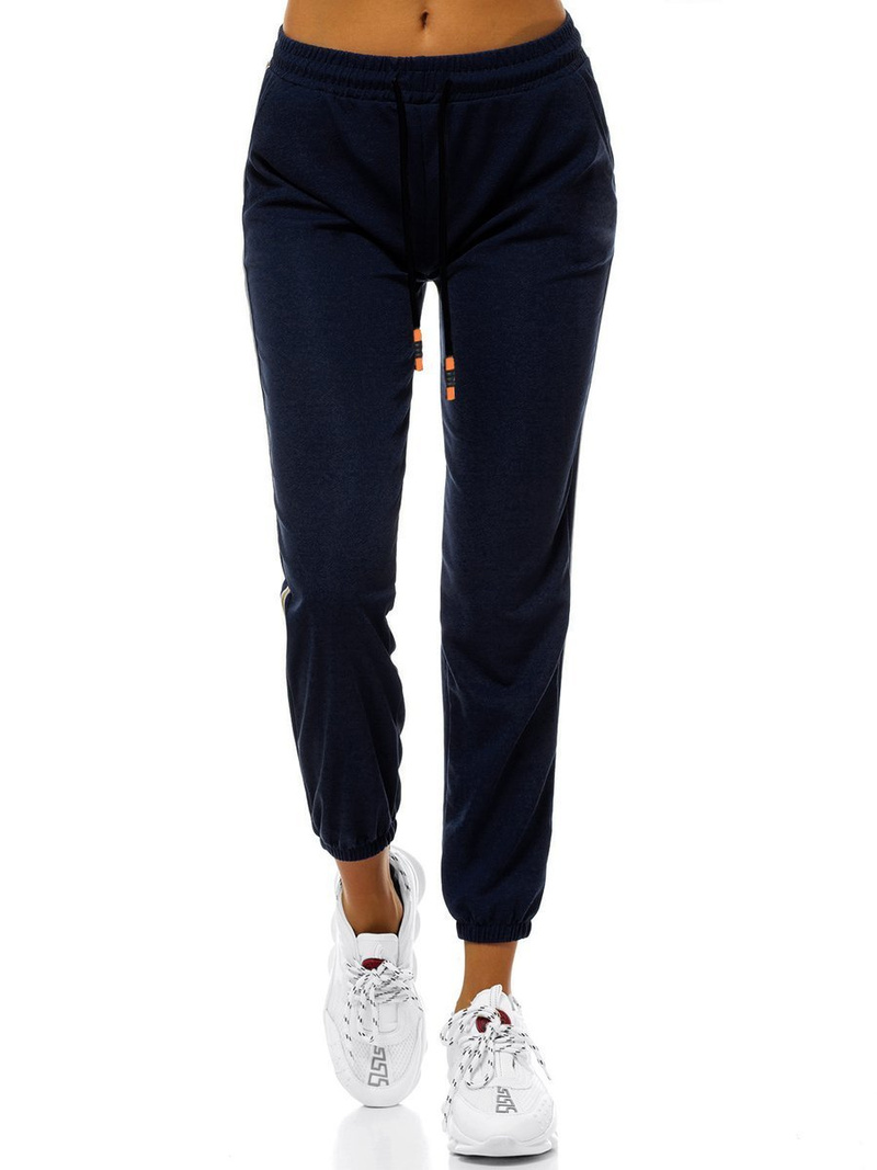 Pantalón de chándal para mujer azul marino OZONEE JS/1020/B4