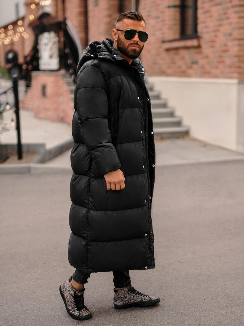 Chaqueta de hombre negra OZONEE O/M3202Z