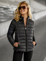 Chaqueta de mujer negra OZONEE JS/11Z8170Z