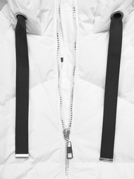 Chaqueta de mujer blanca OZONEE JS/5M3163/281Z