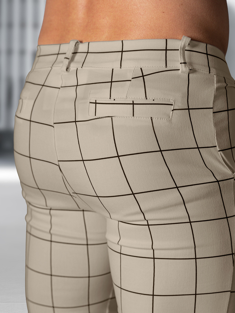 Pantalón chino de hombre beige OZONEE O/P4009Z