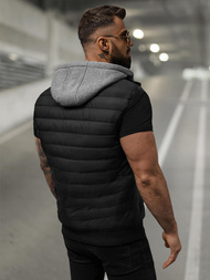 Chaleco de hombre negra OZONEE JS/8M983/392
