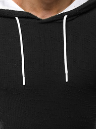 Sudadera de hombre negra OZONEE O/1252