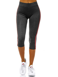 Leggings para mujer gris oscuro OZONEE JS/1037/B2