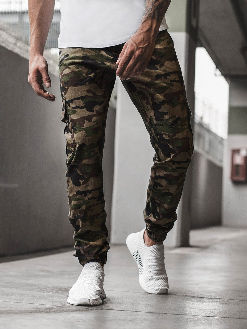 Pantalón jogger de hombre verde OZONEE A/404