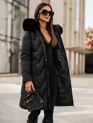 Chaqueta de mujer negra OZONEE JS/16M9202/392