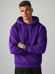 Sudadera de hombre violeta OZONEE JS/2009Z 