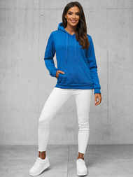 Sudadera de mujer azul claro OZONEE JS/W02Z