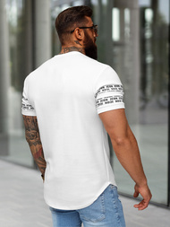 Camiseta de hombre blanca OZONEE O/B1213